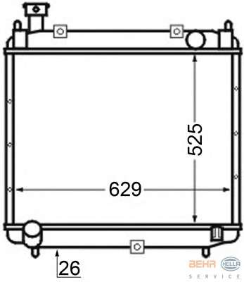 Радиатор, охлаждение двигателя