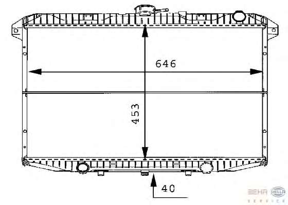 Радиатор, охлаждение двигателя