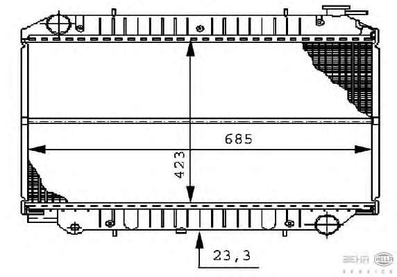 Радиатор, охлаждение двигателя