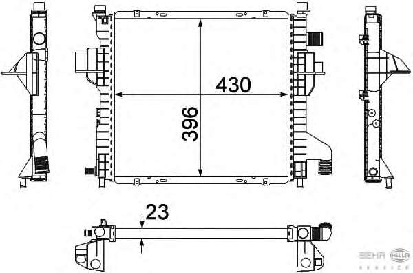 Радиатор, охлаждение двигателя