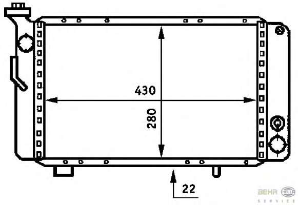 Радиатор, охлаждение двигателя