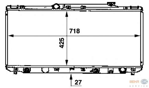 Радиатор, охлаждение двигателя