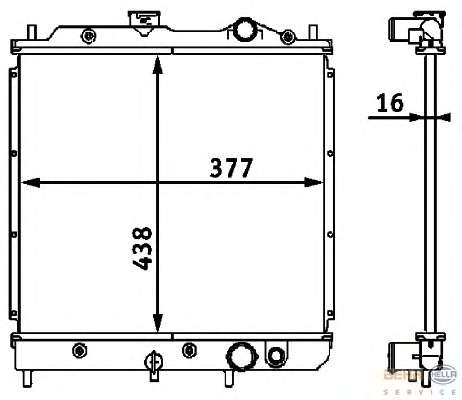 Радиатор, охлаждение двигателя