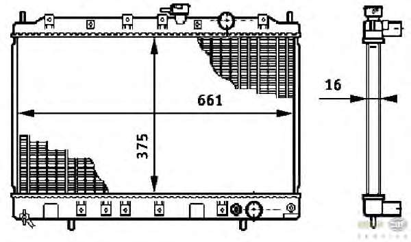 Радиатор, охлаждение двигателя