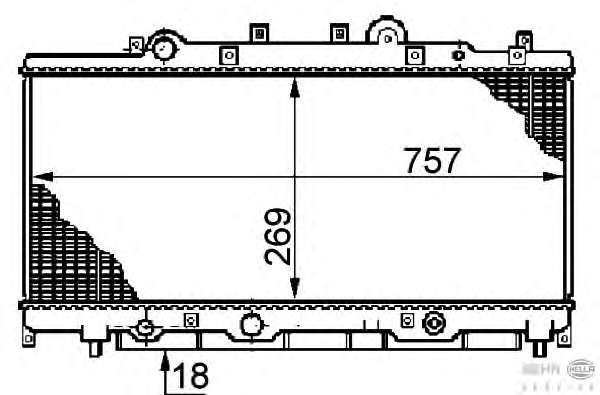 Радиатор, охлаждение двигателя