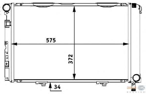 Радиатор, охлаждение двигателя