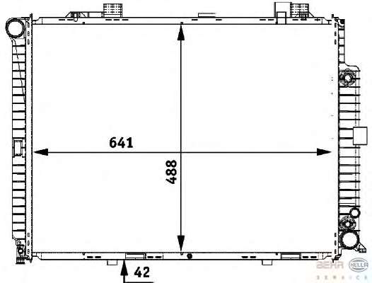 Радиатор, охлаждение двигателя