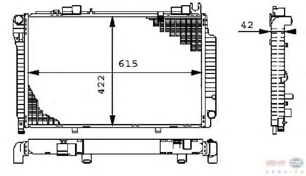 Радиатор, охлаждение двигателя
