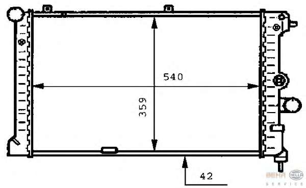 Радиатор, охлаждение двигателя