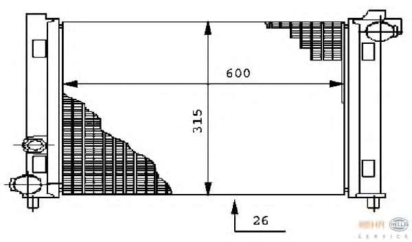 Радиатор, охлаждение двигателя