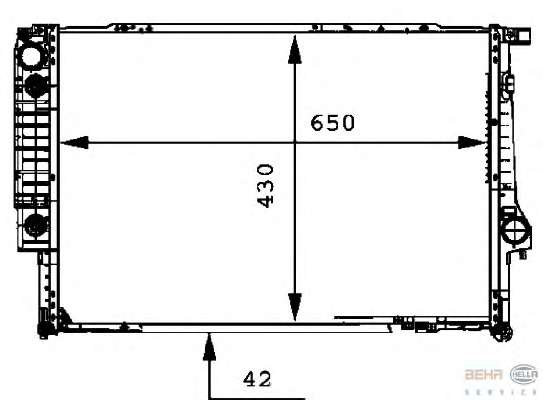 Радиатор, охлаждение двигателя