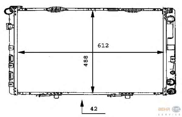 Радиатор, охлаждение двигателя