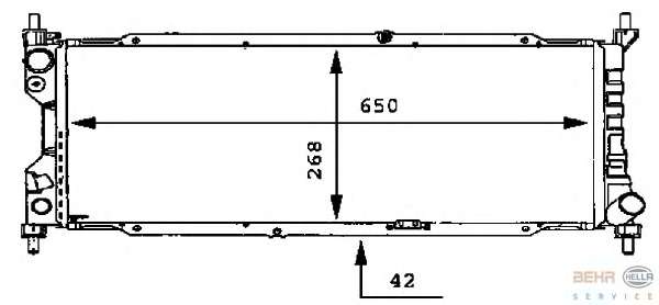 Радиатор, охлаждение двигателя