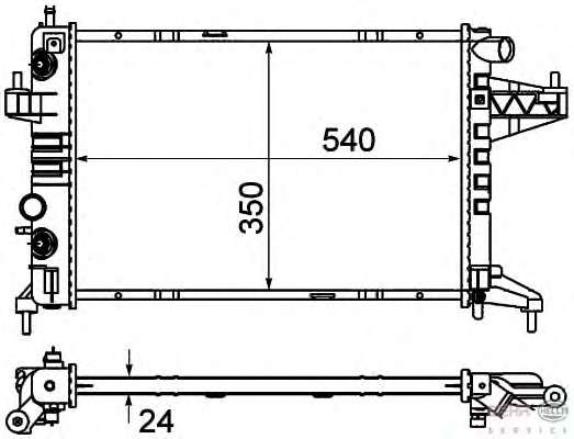 Радиатор, охлаждение двигателя