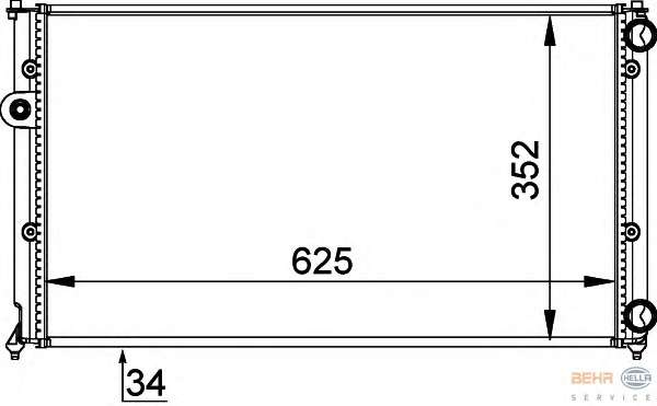 Радиатор, охлаждение двигателя