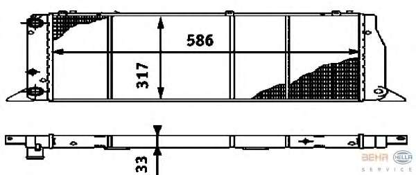 Радиатор, охлаждение двигателя