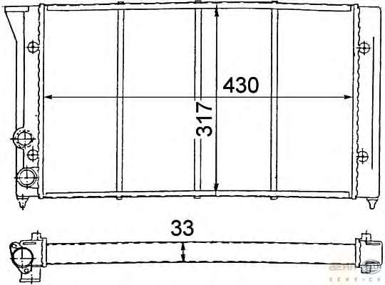 Радиатор, охлаждение двигателя