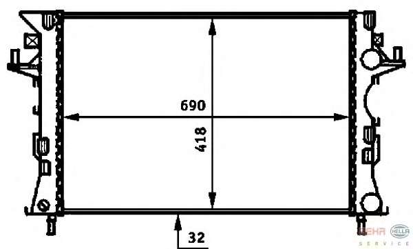 Радиатор, охлаждение двигателя