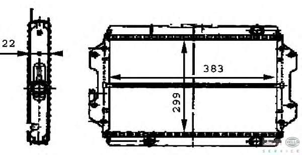Радиатор, охлаждение двигателя