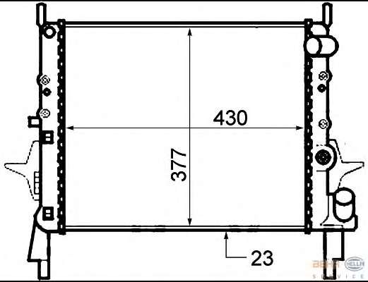 Радиатор, охлаждение двигателя