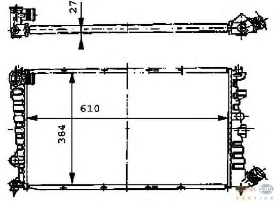 Радиатор, охлаждение двигателя