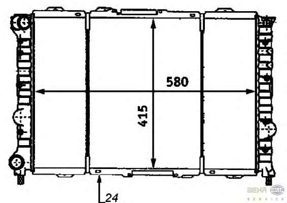 Радиатор, охлаждение двигателя