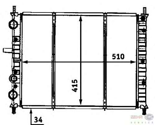 Радиатор, охлаждение двигателя
