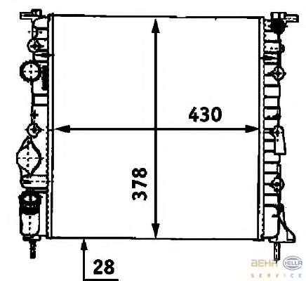 Радиатор, охлаждение двигателя