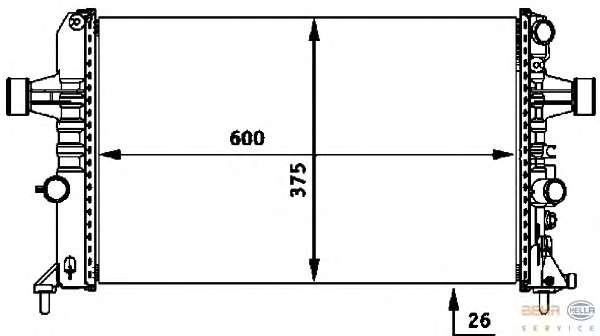 Радиатор, охлаждение двигателя