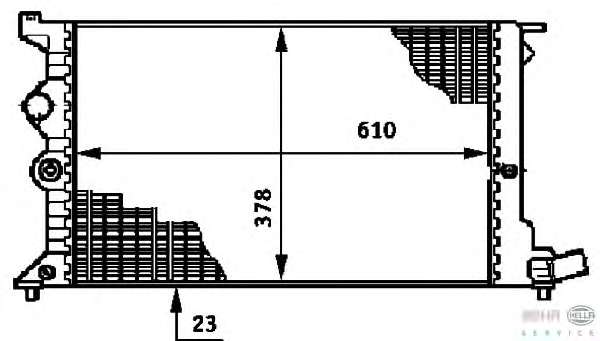 Радиатор, охлаждение двигателя