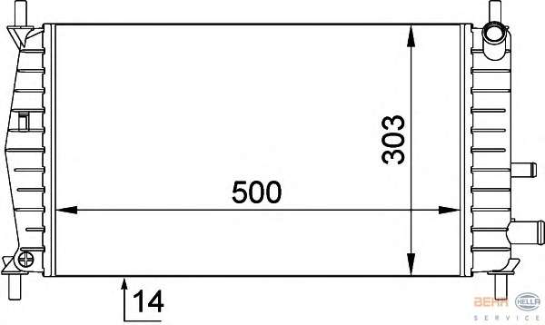 Радиатор, охлаждение двигателя