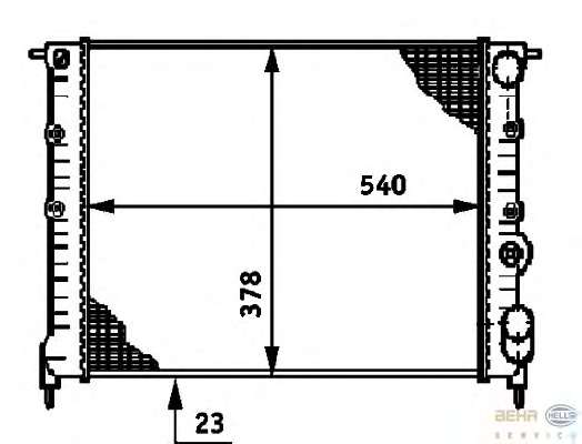 Радиатор, охлаждение двигателя