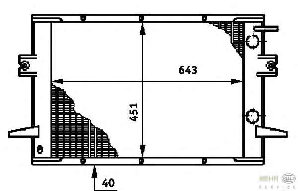 Радиатор, охлаждение двигателя