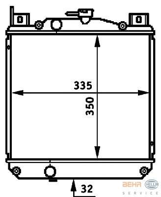 Радиатор, охлаждение двигателя