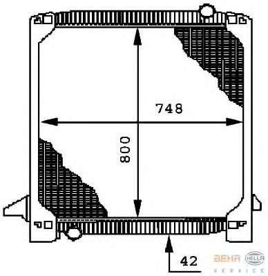 Радиатор, охлаждение двигателя
