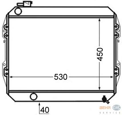 Радиатор, охлаждение двигателя