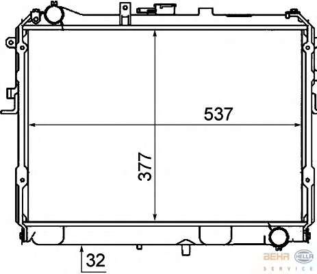 Радиатор, охлаждение двигателя
