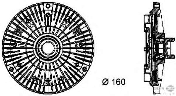 Сцепление, вентилятор радиатора