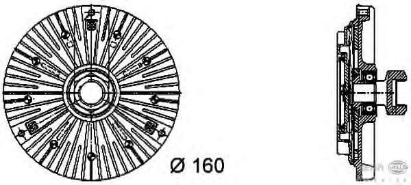 Сцепление, вентилятор радиатора