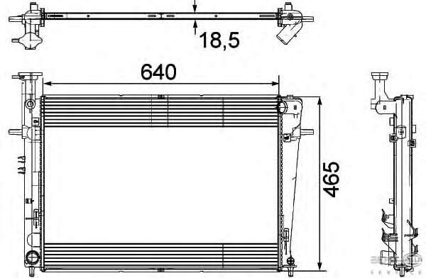 Радиатор, охлаждение двигателя
