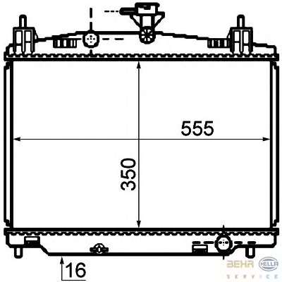 Радиатор, охлаждение двигателя