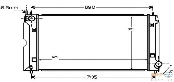 Радиатор, охлаждение двигателя