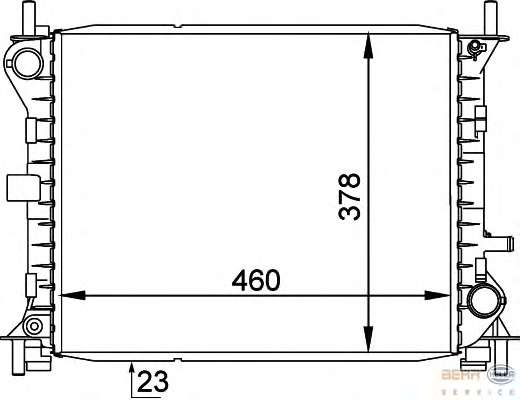 Радиатор, охлаждение двигателя