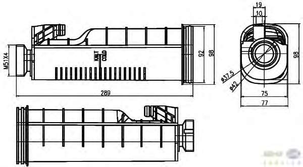 Компенсационный бак, охлаждающая жидкость