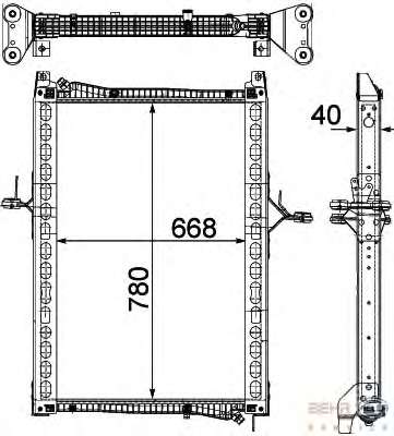 Радиатор, охлаждение двигателя