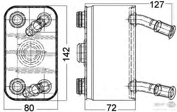 масляный радиатор, двигательное масло