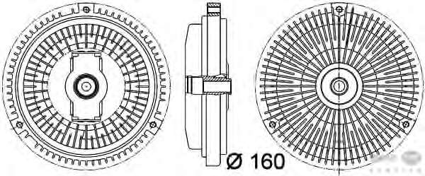 Сцепление, вентилятор радиатора