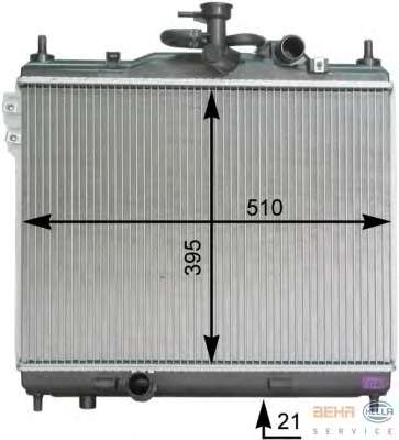 Радиатор, охлаждение двигателя