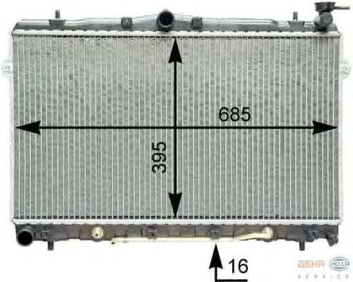 Радиатор, охлаждение двигателя