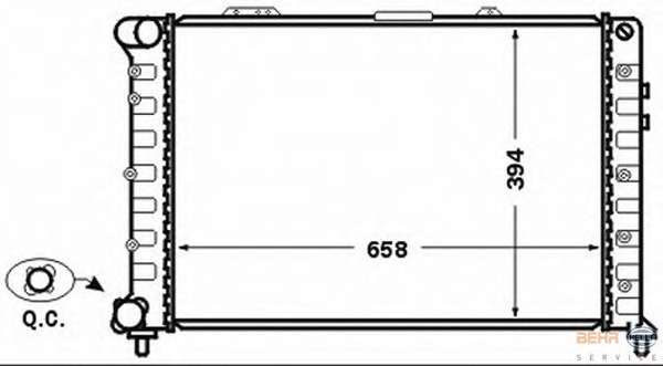 Радиатор, охлаждение двигателя